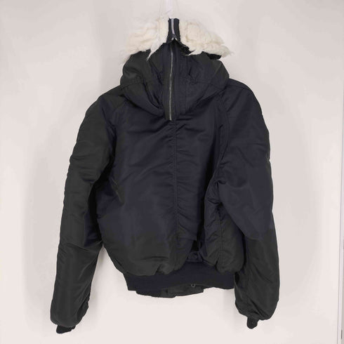 アルファインダストリーズ ALPHA INDUSTRIES 90S USA製 N-2B フライトジャケット ブラック メンズ import:L