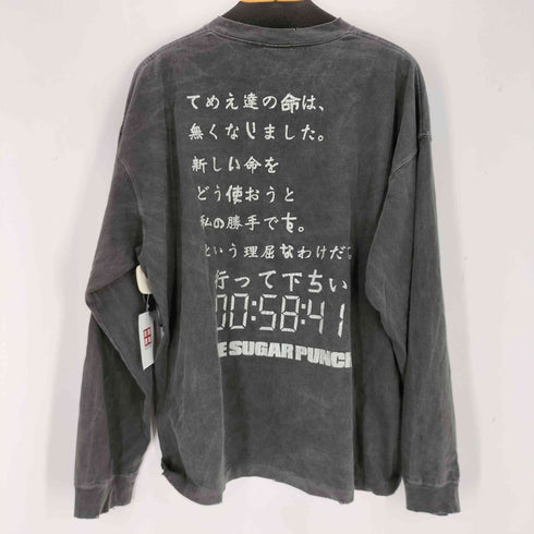 THE SUGAR PUNCH 両面プリントL/SアニメTシャツ メンズ JPN:L