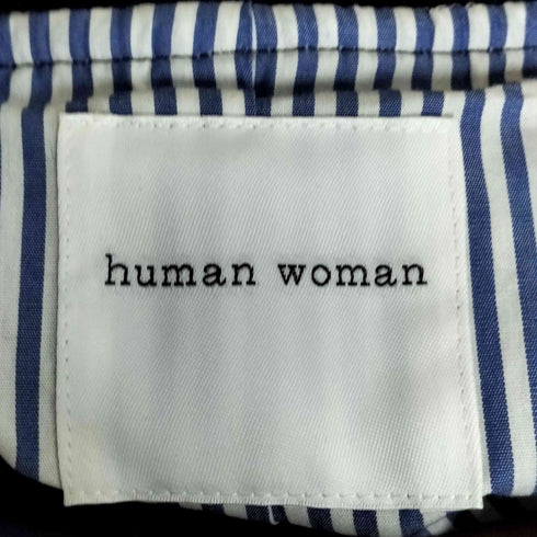 ヒューマンウーマン HUMAN WOMAN ソフトメルトンブルゾン レディース JPN:M