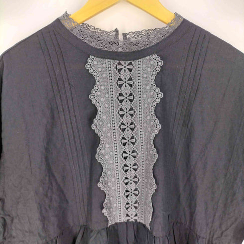 サマンサモスモス samansa Mos2 前立てレース切替ワンピース レディース JPN:S