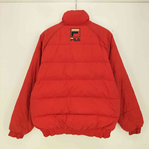 フィラ FILA 90s ナイロン ダウンジャケット メンズ import:M