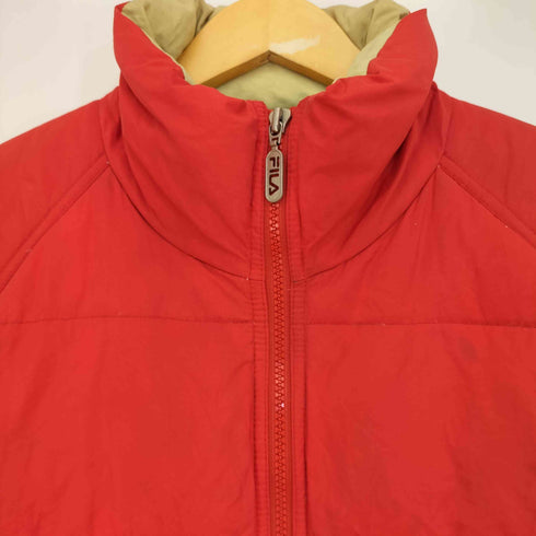 フィラ FILA 90s ナイロン ダウンジャケット メンズ import:M