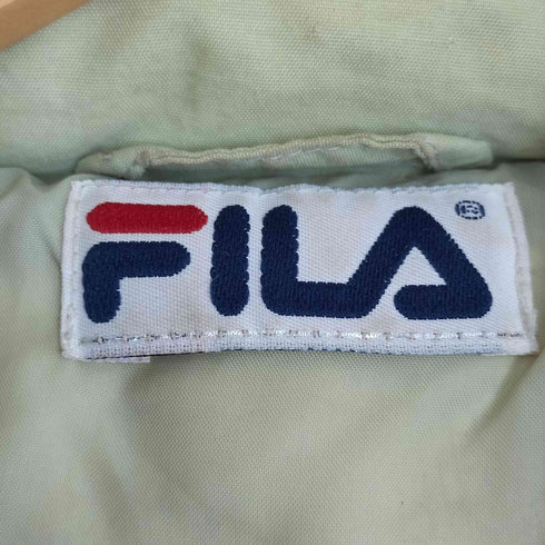 フィラ FILA 90s ナイロン ダウンジャケット メンズ import:M