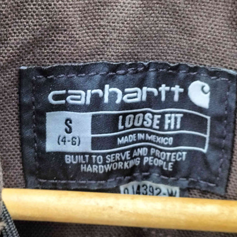 カーハート Carhartt LOOSE FIT Sherpa Lined Washed Duck Jacket ボアライナー フード ダック デトロイトジャケット レディース import:S