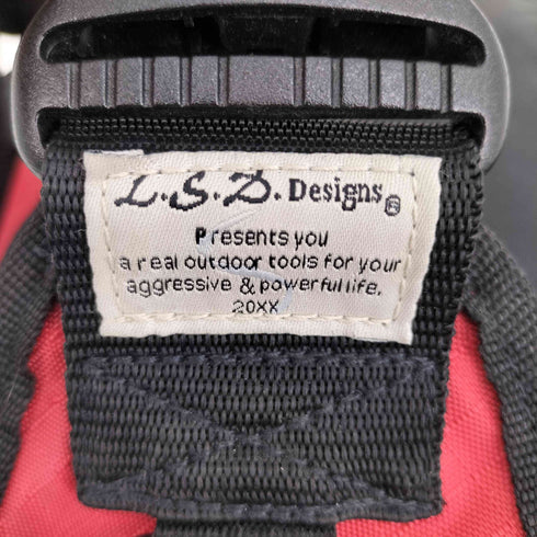L.S.D.DESIGNS フィッシング ショルダー バック メンズ