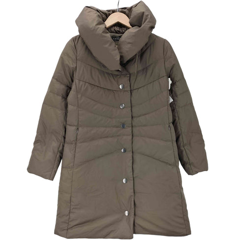 LORITTI Down Coat ショールカラー キルティング ダウン コート レディース JPN:9号
