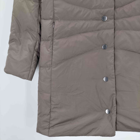 LORITTI Down Coat ショールカラー キルティング ダウン コート レディース JPN:9号