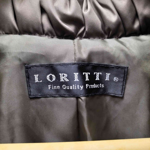 LORITTI Down Coat ショールカラー キルティング ダウン コート レディース JPN:9号