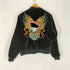 ハーレーダビッドソン HARLEY-DAVIDSON 90s 鷲 刺繍 ベルベットスカジャン メンズ import:M