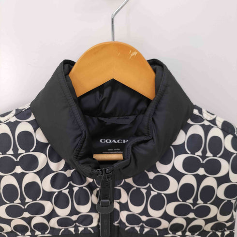 コーチ COACH シグネチャー ダウンベスト メンズ SMALL