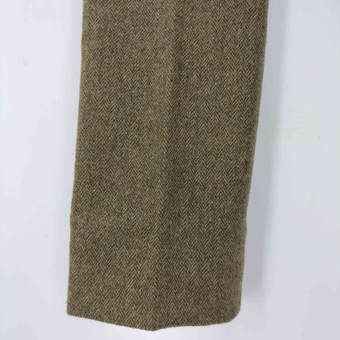 バレンシアガ BALENCIAGA OLD 日本製 ヘリンボーン ウール スラックスパンツ レディース import:L