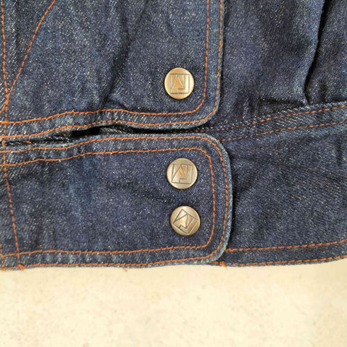ANDY JOHNS ニット切替トグルボタンデニムコート レディース M