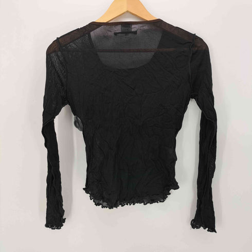 ジャンポールゴルチエフェム Jean Paul GAULTIER FEMME ビーズデザイン フリル パワーネット レディース FR:40