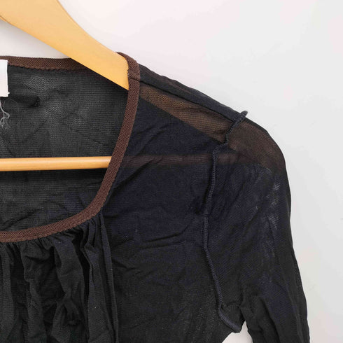 ジャンポールゴルチエフェム Jean Paul GAULTIER FEMME ビーズデザイン フリル パワーネット レディース FR:40