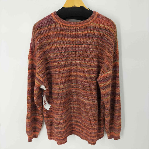 アンティカ antiqua 綿混メランジ編みニット メンズ FREE