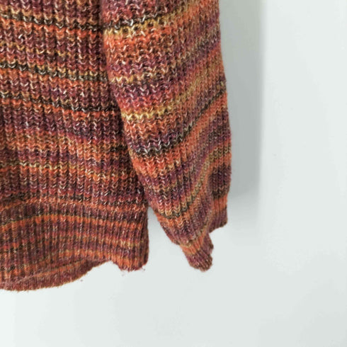 アンティカ antiqua 綿混メランジ編みニット メンズ FREE