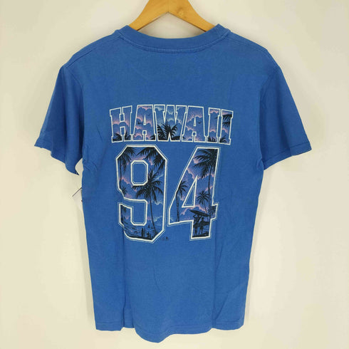 90S USA製 HAWAII 94 両面プリント シングルステッチ S/S クルーネック Tシャツ コピーライト 1995年 メンズ import:S