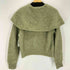ザラ ZARA WIDE LAPEL KNIT SWEATER レディース import:M