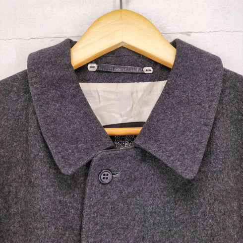 WERTHER CASHMIRE HALF カシミヤ混比翼ステンカラーコート メンズ 175