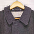 WERTHER CASHMIRE HALF カシミヤ混比翼ステンカラーコート メンズ 175