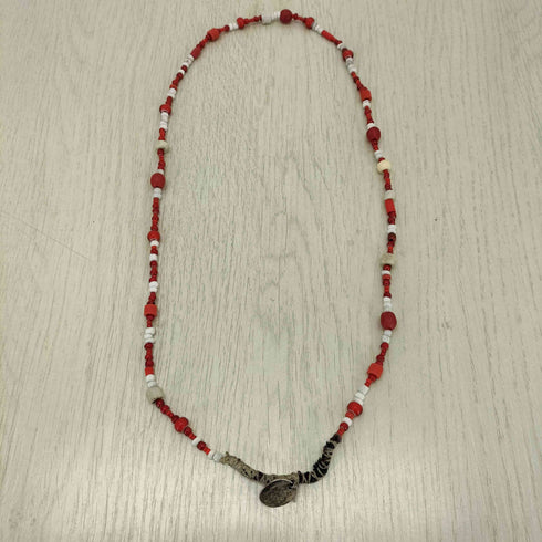 ビズビム VISVIM TRADE BEADS NECKLACE KHN PURPLE SLV トレードビーズ メンズ