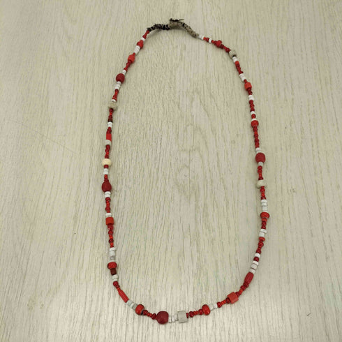 ビズビム VISVIM TRADE BEADS NECKLACE KHN PURPLE SLV トレードビーズ メンズ