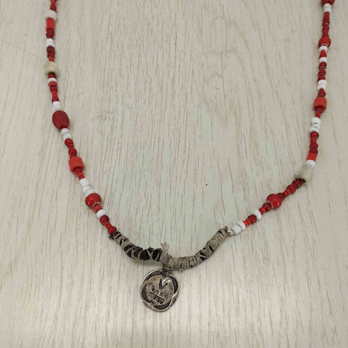ビズビム VISVIM TRADE BEADS NECKLACE KHN PURPLE SLV トレードビーズ メンズ