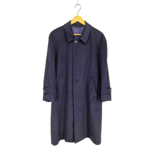 Guy Laroche CASHMIRE HALF カシミヤ混比翼ステンカラーコート メンズ 165
