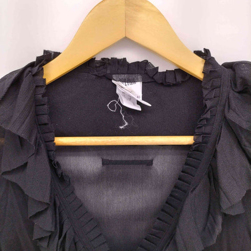 ジャンポールゴルチエフェム Jean Paul GAULTIER FEMME フリルデザイン ドローストリング パワーネット ボレロ レディース FR:40