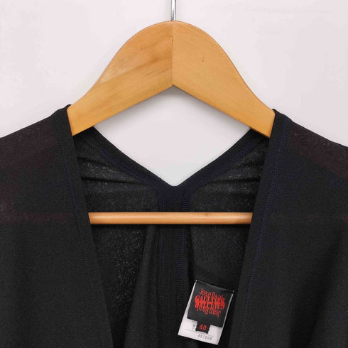 ジャンポールゴルチエ Jean Paul GAULTIER ドローストリング 変形 パワーネット カーディガン レディース FR:40