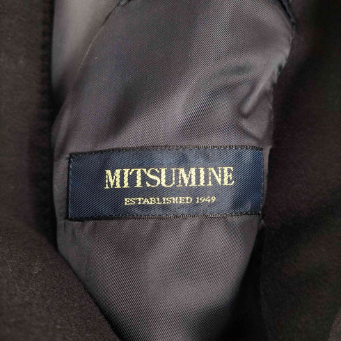 ミツミネ MITSUMINE PURE CASHMIRE カシミヤ100ステンカラーコート メンズ M
