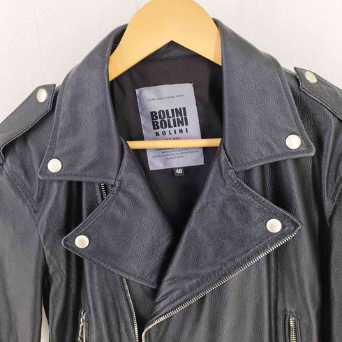 ボリーニ BOLINI COW 牛革 ダブルライダースジャケット メンズ 48