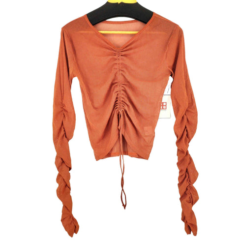 PASTERIP Gathering sheer tops レディース FREE