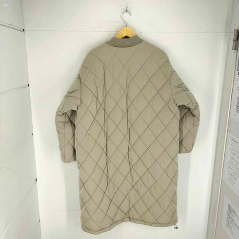 エイチアンドエム H&M ダブルジップ中綿キルティングマキシコート レディース L