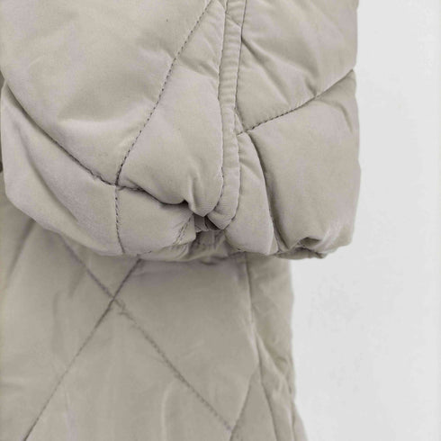 エイチアンドエム H&M ダブルジップ中綿キルティングマキシコート レディース L