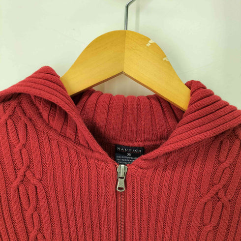 ノーティカ NAUTICA コットン ジップ リブニット レディース import:S