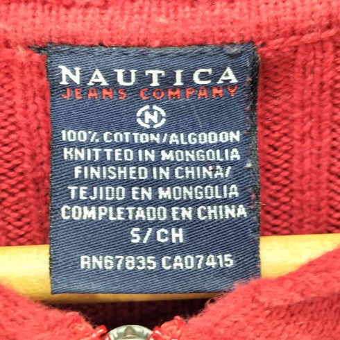 ノーティカ NAUTICA コットン ジップ リブニット レディース import:S