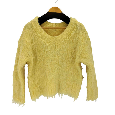 ダズリン dazzlin 25AW リップルカールVネックニット レディース FREE