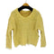 ダズリン dazzlin 25AW リップルカールVネックニット レディース FREE