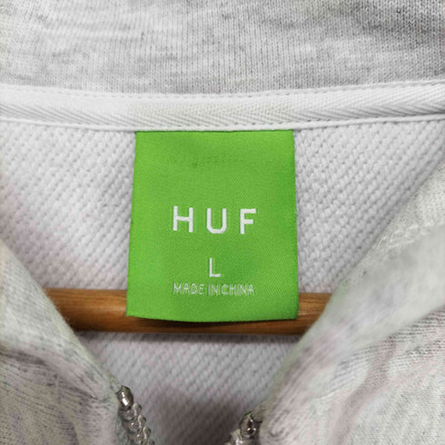 ハフ HUF QUAKE MINI EMB FULL ZIP HOODIE メンズ L