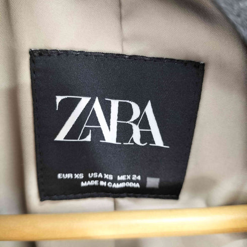ザラ ZARA オーバーサイズソフトコート ダブル チェスター レディース import:XS