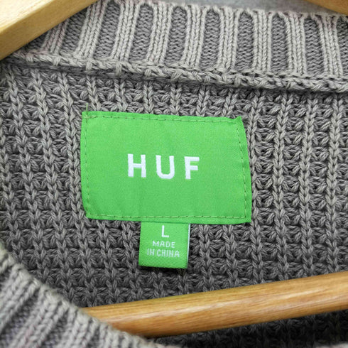 ハフ HUF OD BAR LOGO CREW SWEATER メンズ L