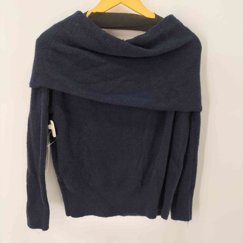 ザラ ZARA オフショルダーニットセーター レディース import:S