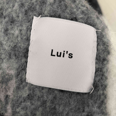 ルイス Luis ブークレーチェックマフラー メンズ