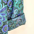 La Piacente PURE SILK シルク100 ペイズリー柄比翼ステンカラーコート レディース 13AR