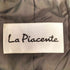 La Piacente PURE SILK シルク100 ペイズリー柄比翼ステンカラーコート レディース 13AR