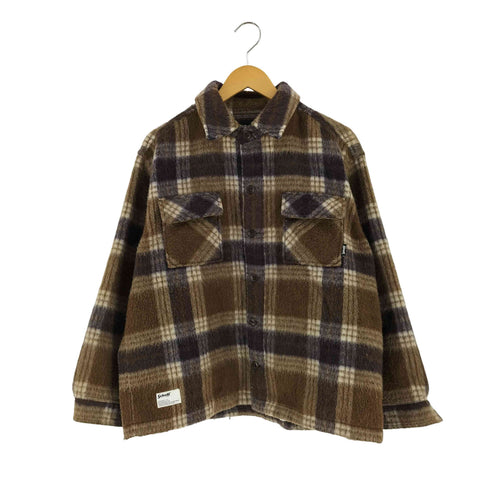 ショット Schott SHAGGY PLAID SHIRT シャギー チェック シャツ メンズ import:M