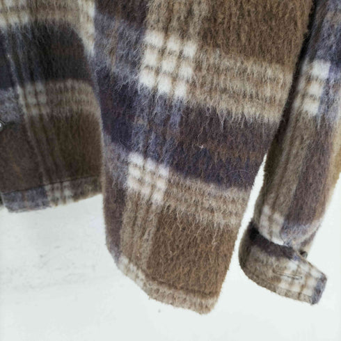 ショット Schott SHAGGY PLAID SHIRT シャギー チェック シャツ メンズ import:M