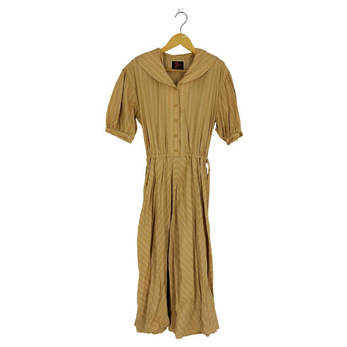 DOUCE KETTY セーラーカラー チェック ワンピース レディース