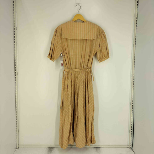 DOUCE KETTY セーラーカラー チェック ワンピース レディース